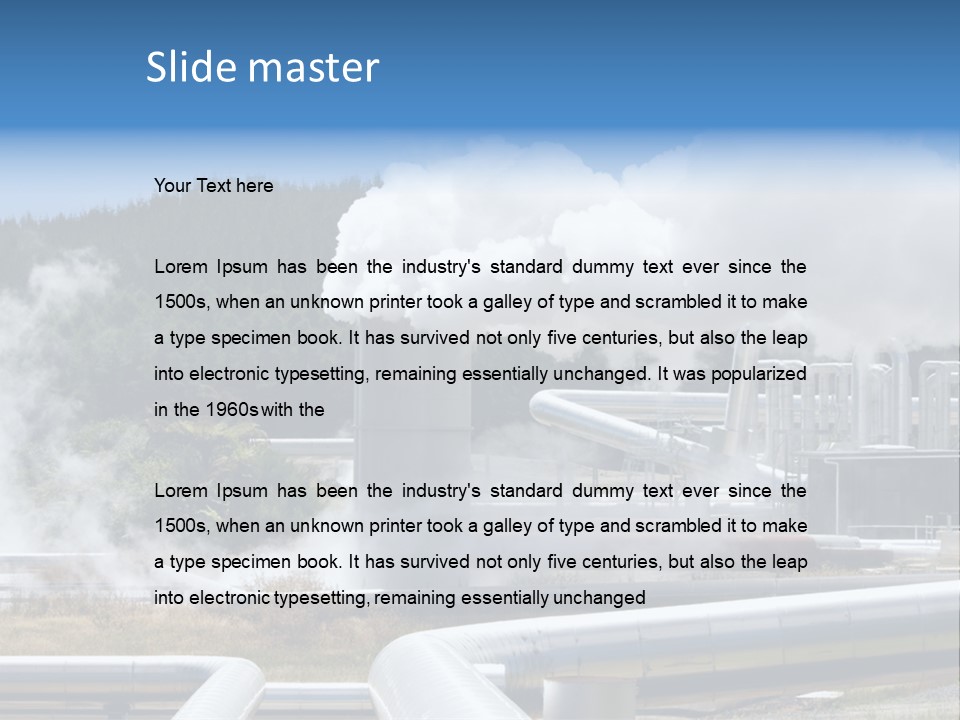 Environment Environmentally Friendly New Zealand PowerPoint Template