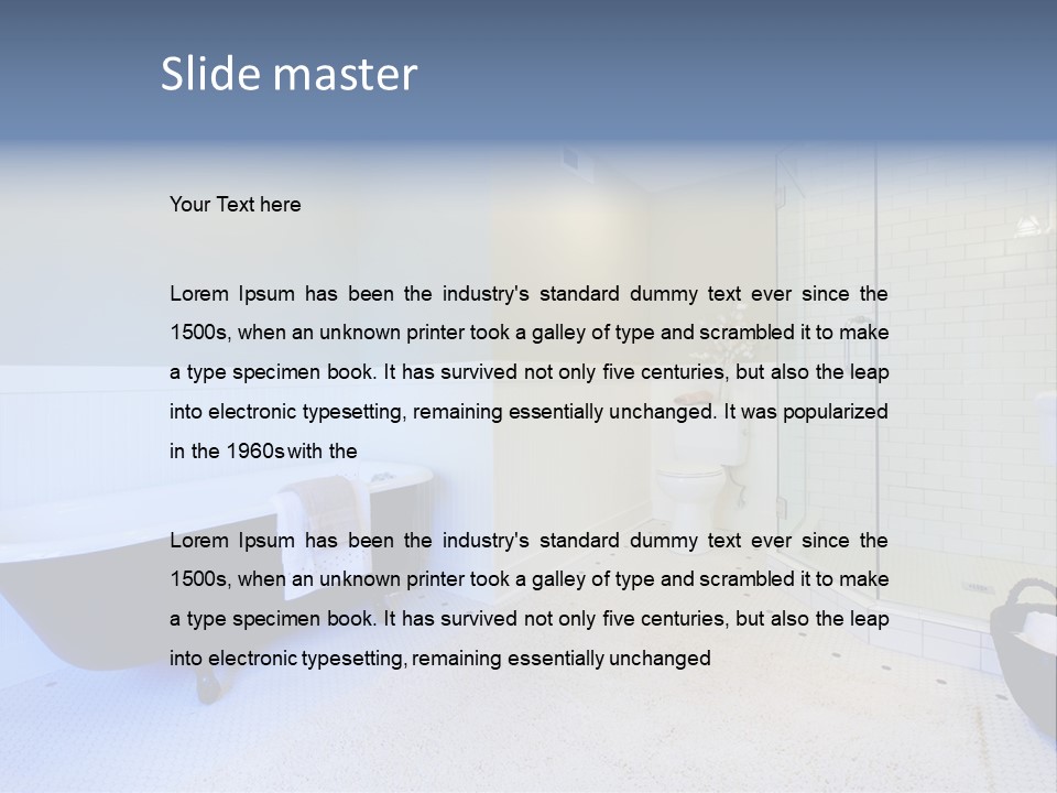 Room Real Estate House PowerPoint Template