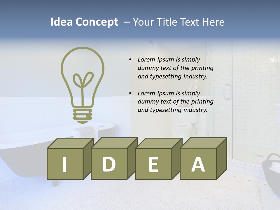 Room Real Estate House PowerPoint Template