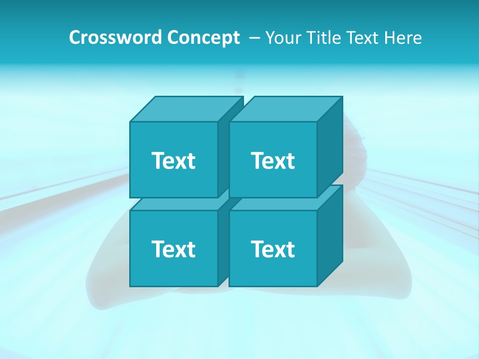 Ultraviolet Sunbeam Care PowerPoint Template