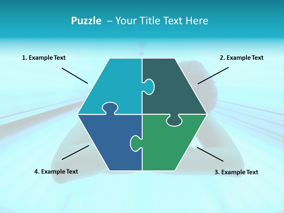 Ultraviolet Sunbeam Care PowerPoint Template