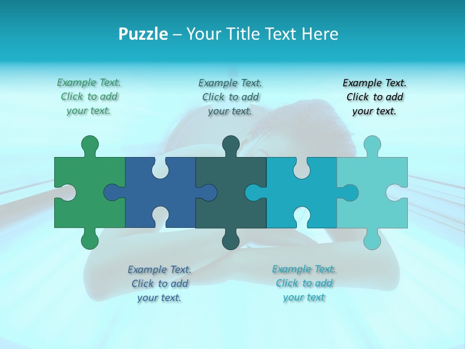 Ultraviolet Sunbeam Care PowerPoint Template