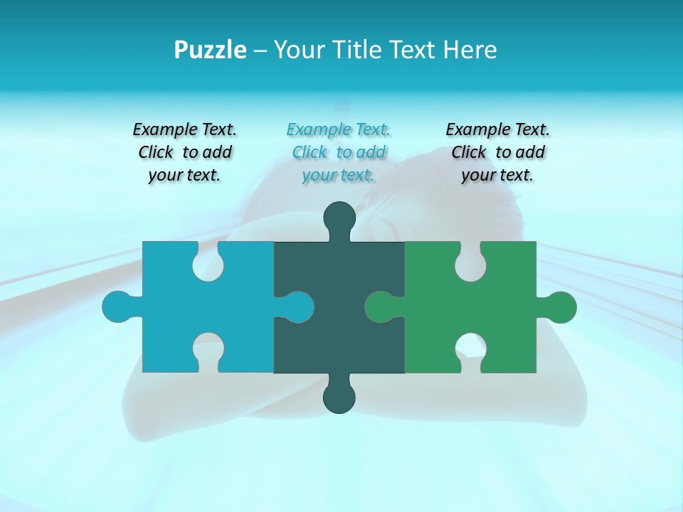 Ultraviolet Sunbeam Care PowerPoint Template