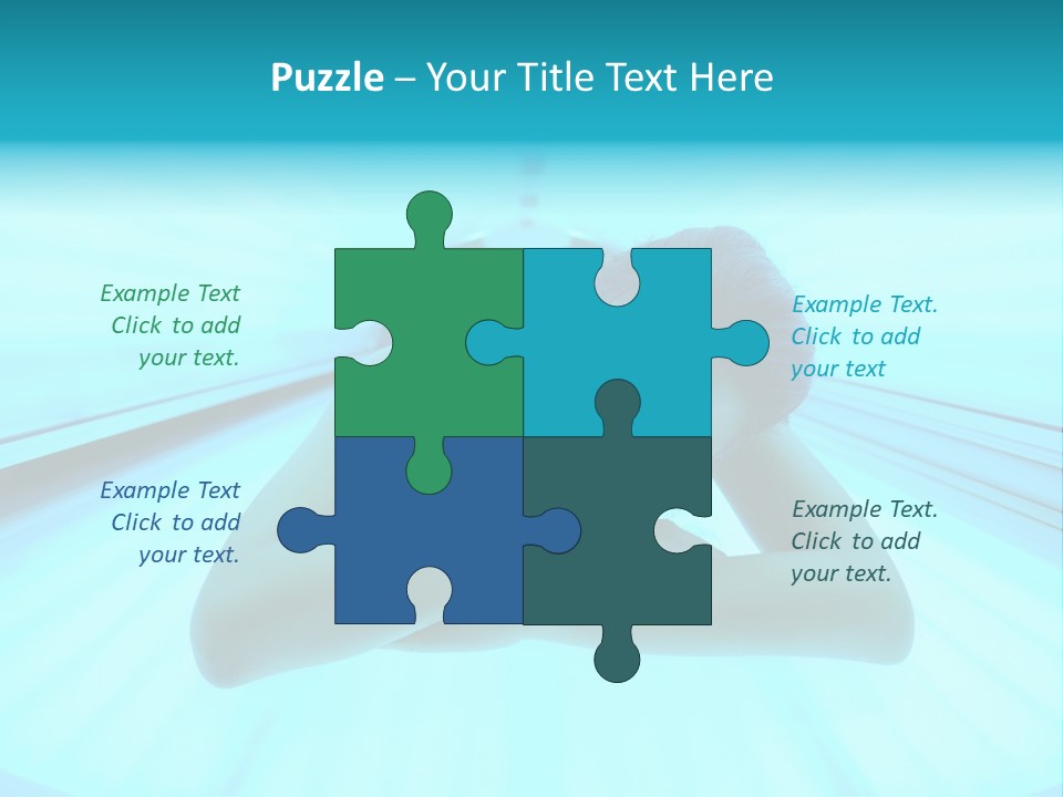 Ultraviolet Sunbeam Care PowerPoint Template