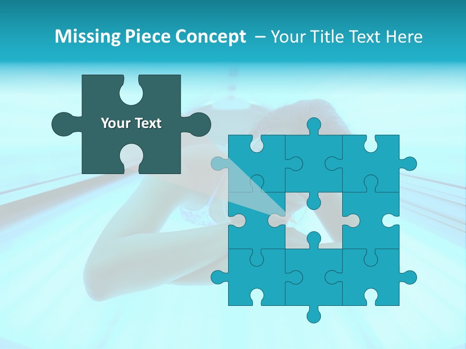 Ultraviolet Sunbeam Care PowerPoint Template