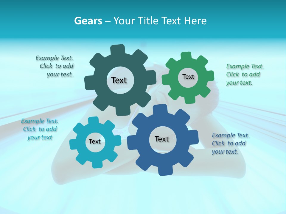 Ultraviolet Sunbeam Care PowerPoint Template