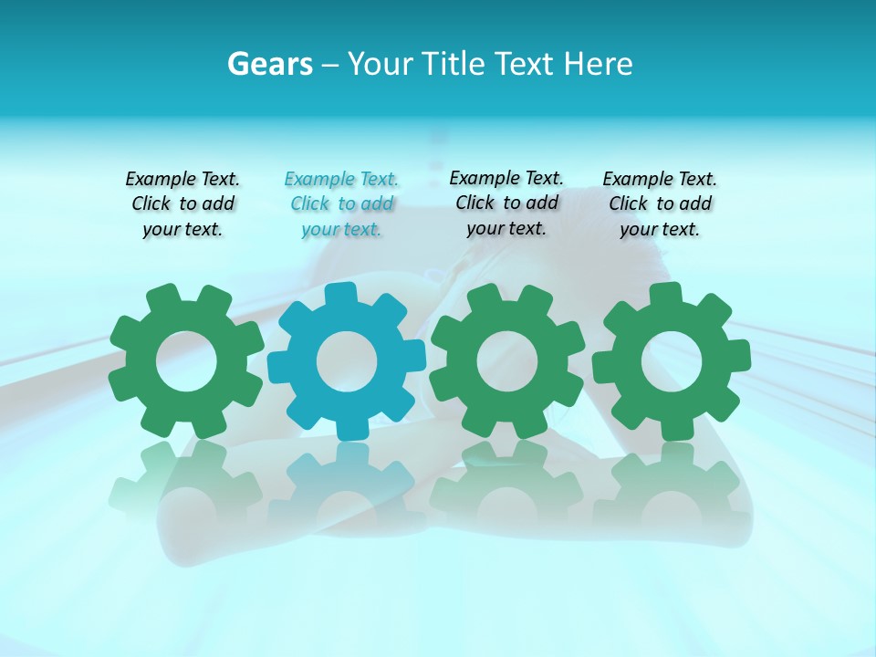 Ultraviolet Sunbeam Care PowerPoint Template