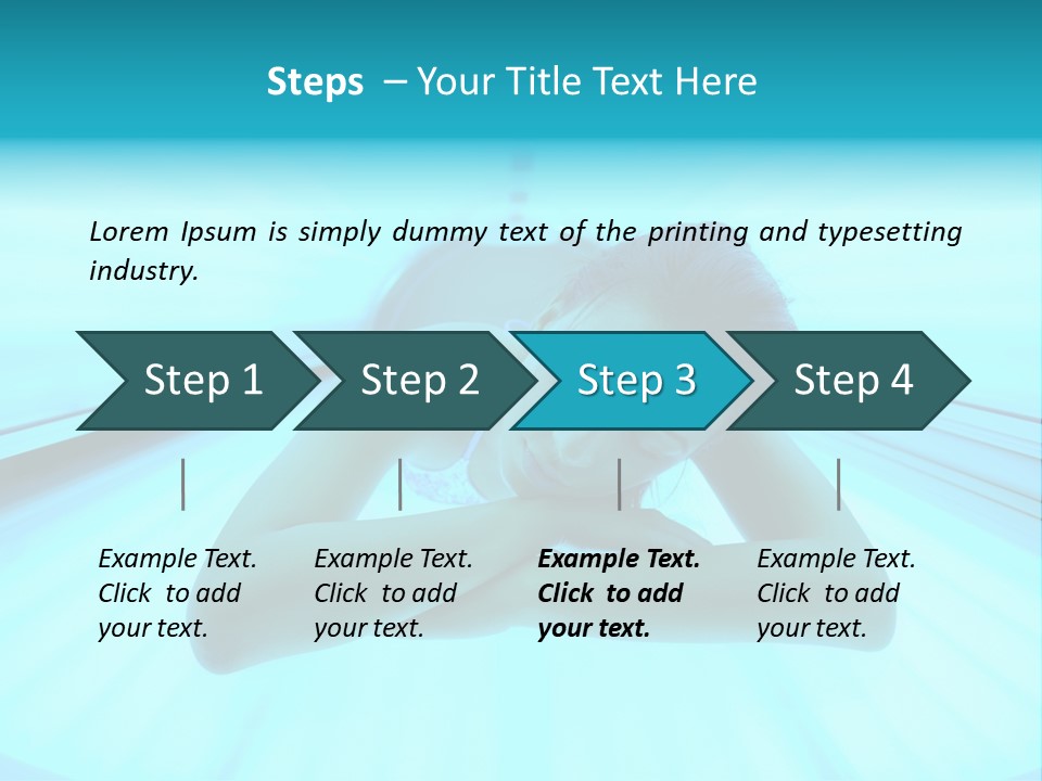 Ultraviolet Sunbeam Care PowerPoint Template