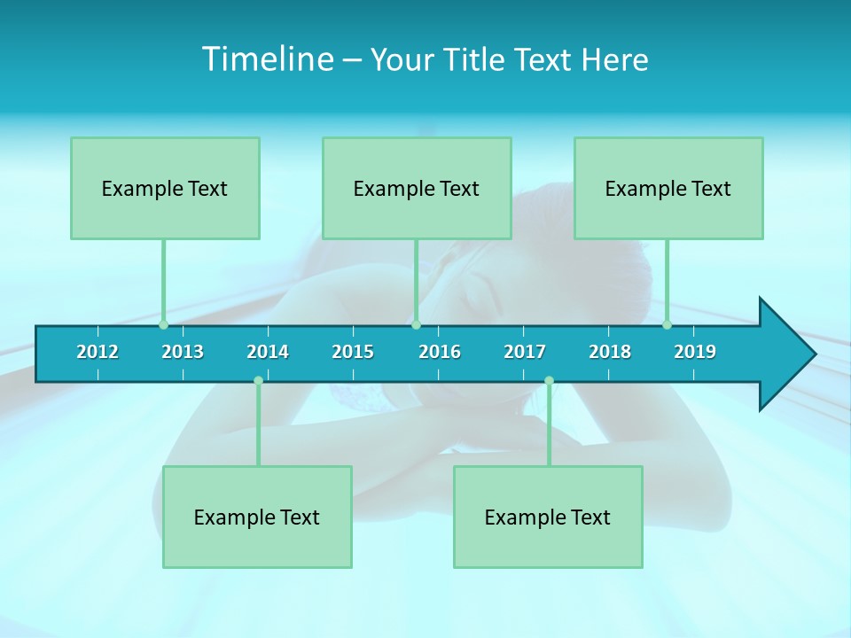 Ultraviolet Sunbeam Care PowerPoint Template