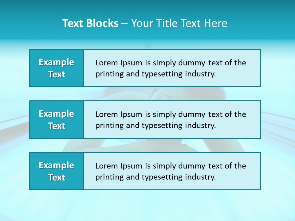 Ultraviolet Sunbeam Care PowerPoint Template
