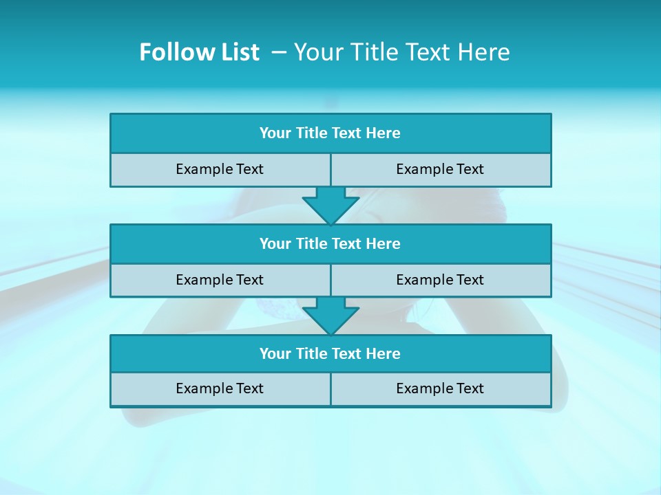 Ultraviolet Sunbeam Care PowerPoint Template