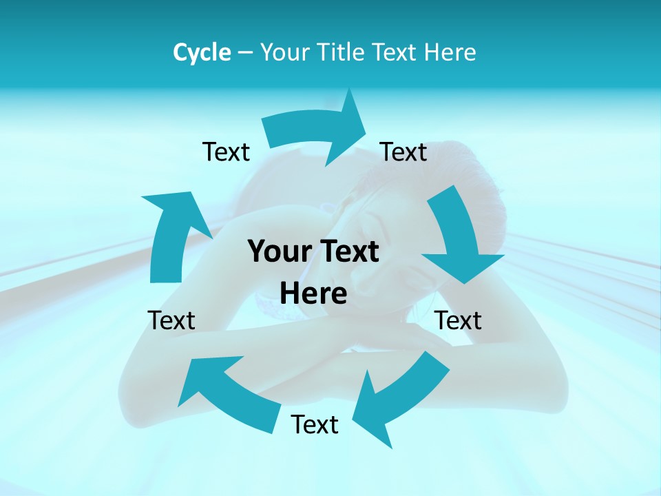 Ultraviolet Sunbeam Care PowerPoint Template