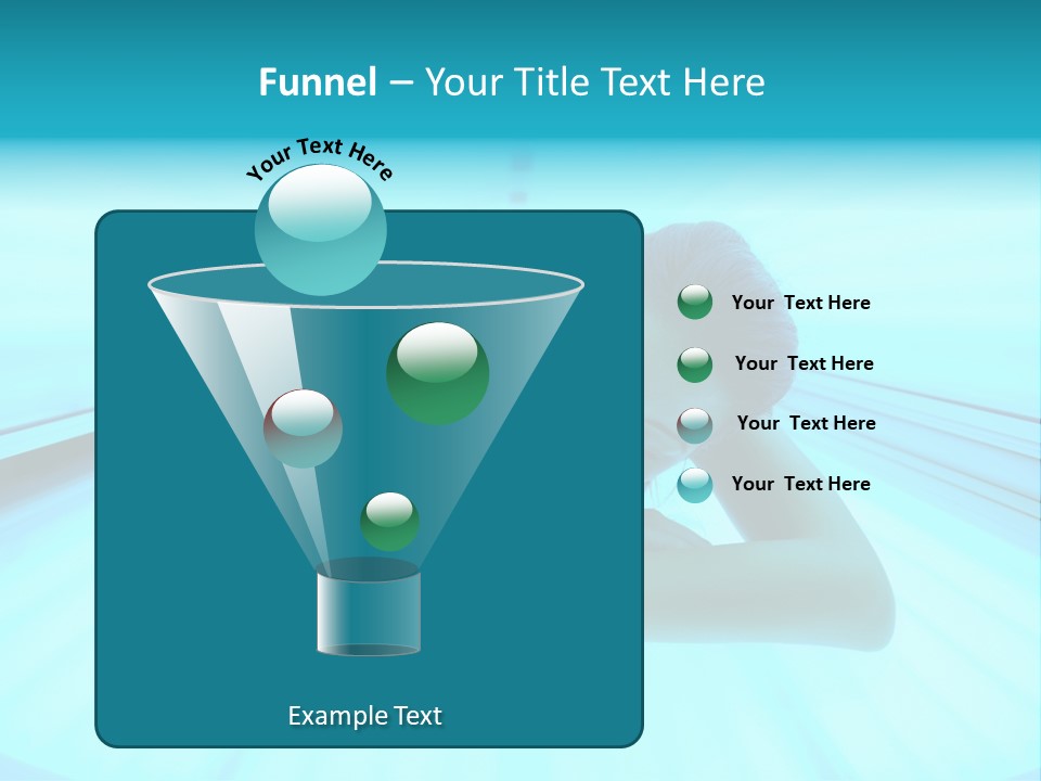 Ultraviolet Sunbeam Care PowerPoint Template