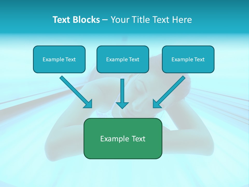 Ultraviolet Sunbeam Care PowerPoint Template
