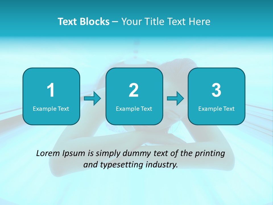Ultraviolet Sunbeam Care PowerPoint Template