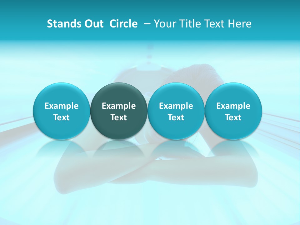 Ultraviolet Sunbeam Care PowerPoint Template