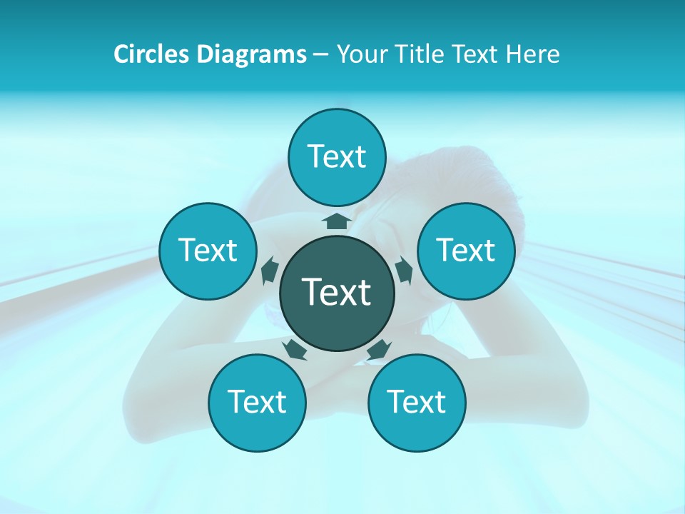 Ultraviolet Sunbeam Care PowerPoint Template