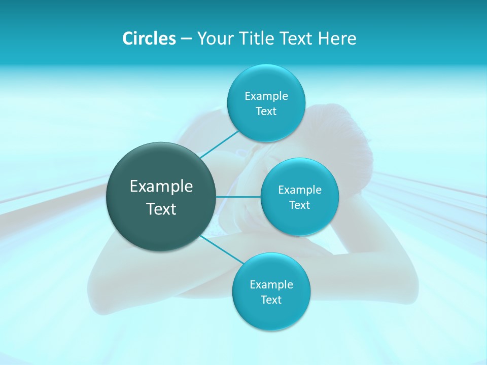 Ultraviolet Sunbeam Care PowerPoint Template