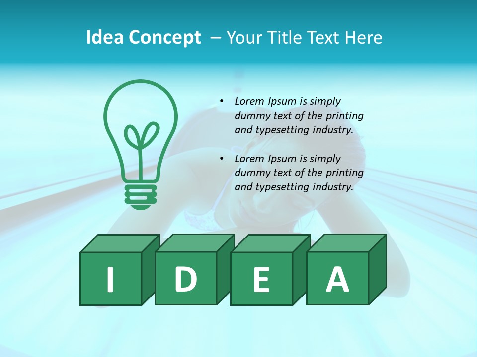 Ultraviolet Sunbeam Care PowerPoint Template