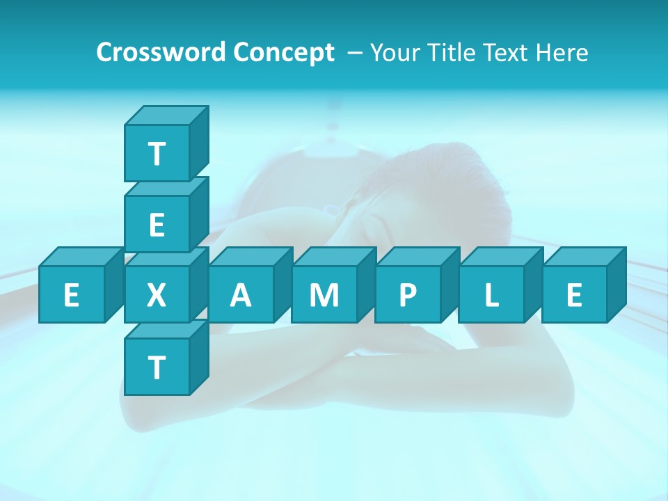 Ultraviolet Sunbeam Care PowerPoint Template