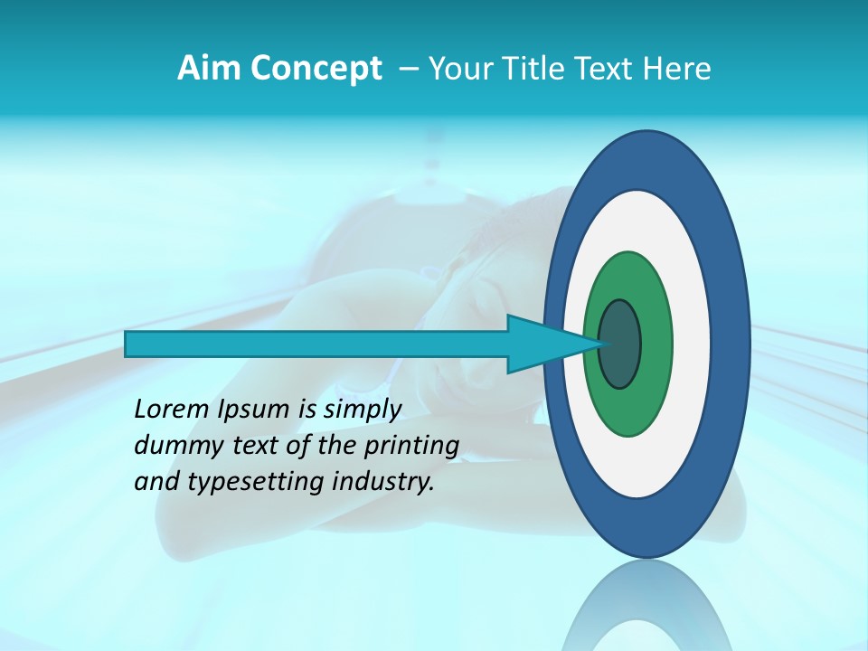 Ultraviolet Sunbeam Care PowerPoint Template