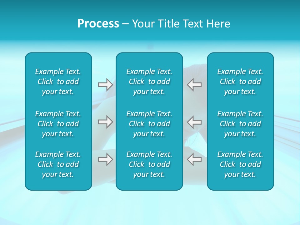 Ultraviolet Sunbeam Care PowerPoint Template