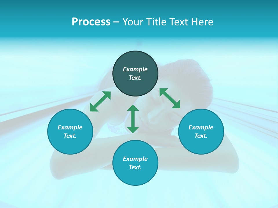 Ultraviolet Sunbeam Care PowerPoint Template