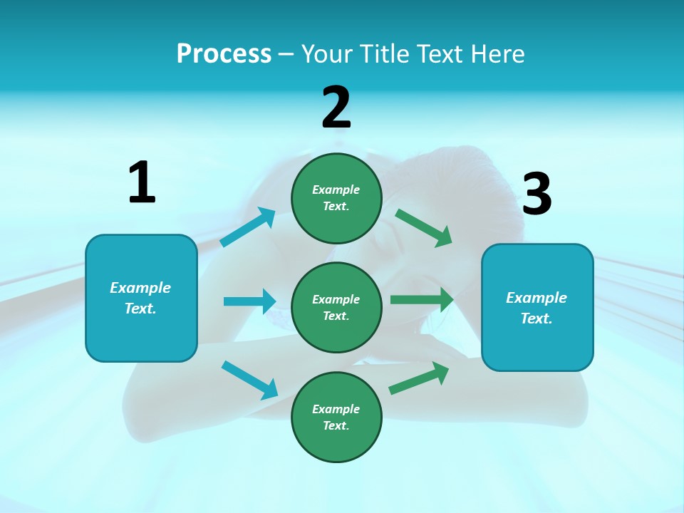 Ultraviolet Sunbeam Care PowerPoint Template