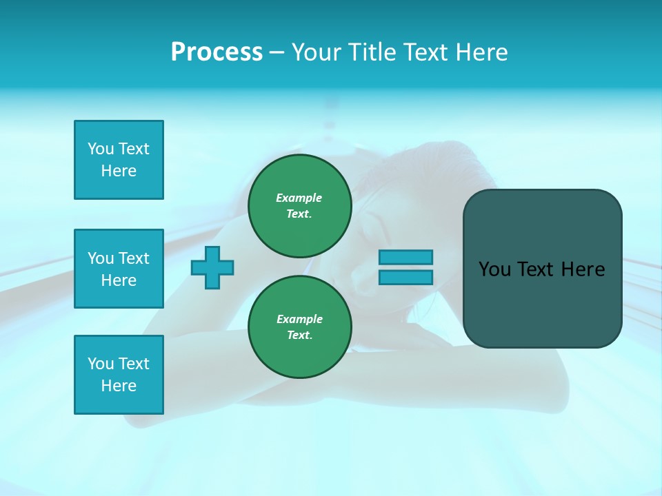 Ultraviolet Sunbeam Care PowerPoint Template