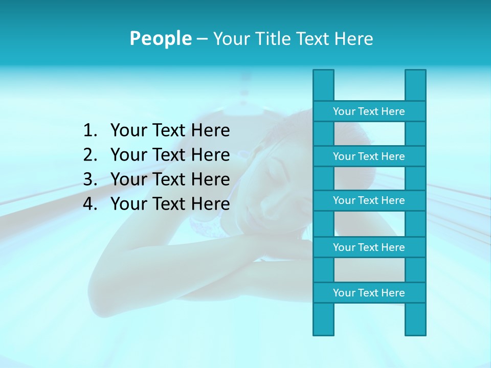Ultraviolet Sunbeam Care PowerPoint Template