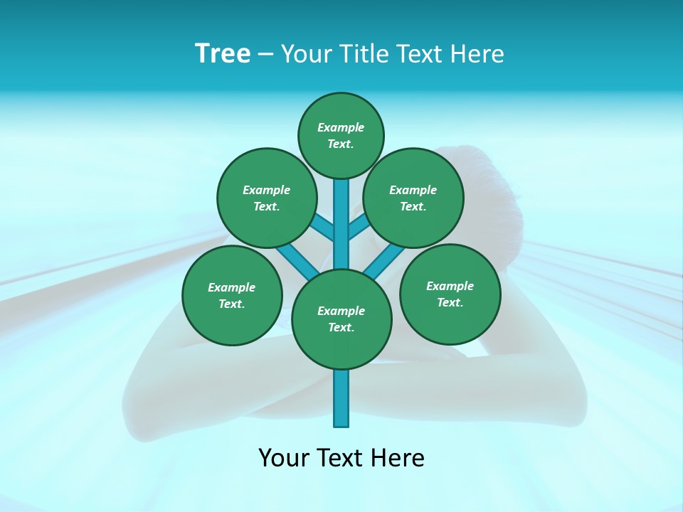 Ultraviolet Sunbeam Care PowerPoint Template