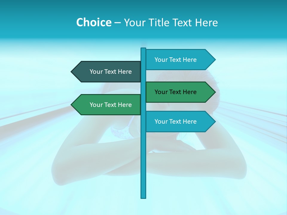 Ultraviolet Sunbeam Care PowerPoint Template