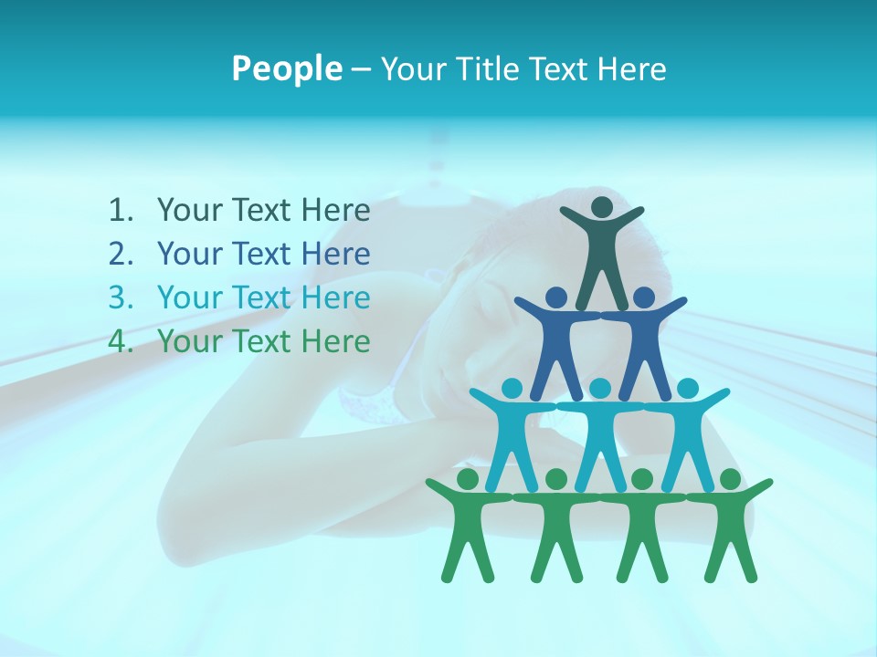 Ultraviolet Sunbeam Care PowerPoint Template