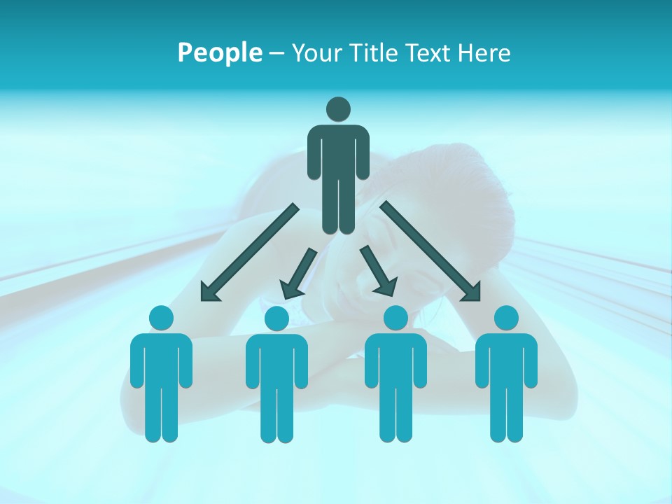 Ultraviolet Sunbeam Care PowerPoint Template