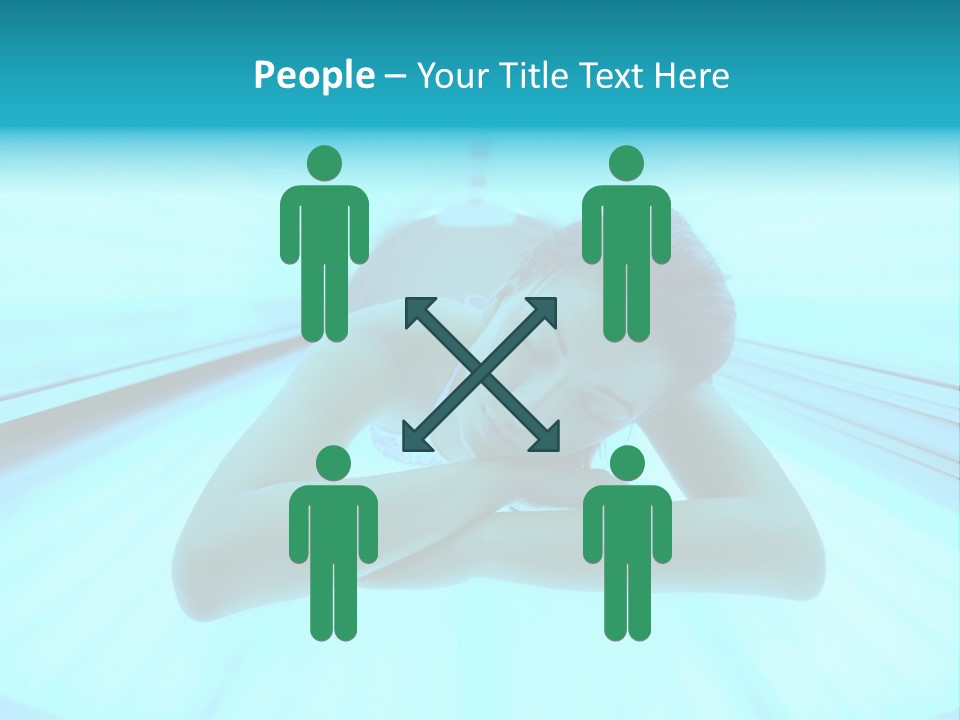 Ultraviolet Sunbeam Care PowerPoint Template