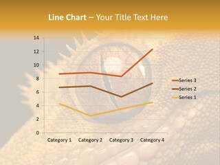 New Caledonian Crested Gecko Reptile Ciliatus PowerPoint Template