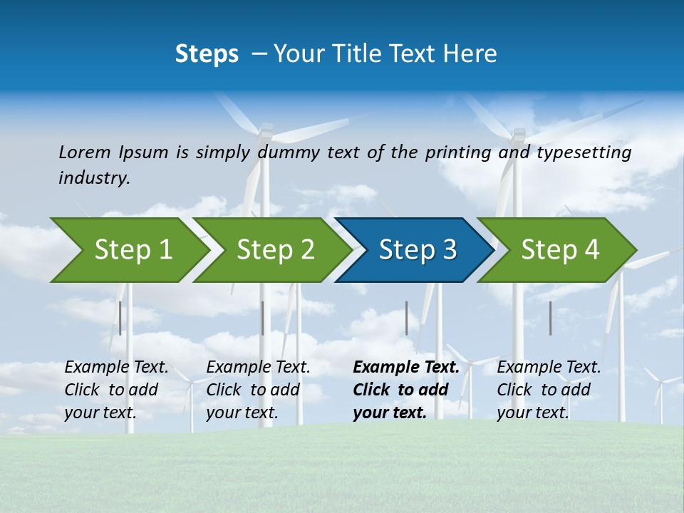Generation Sky Electric PowerPoint Template