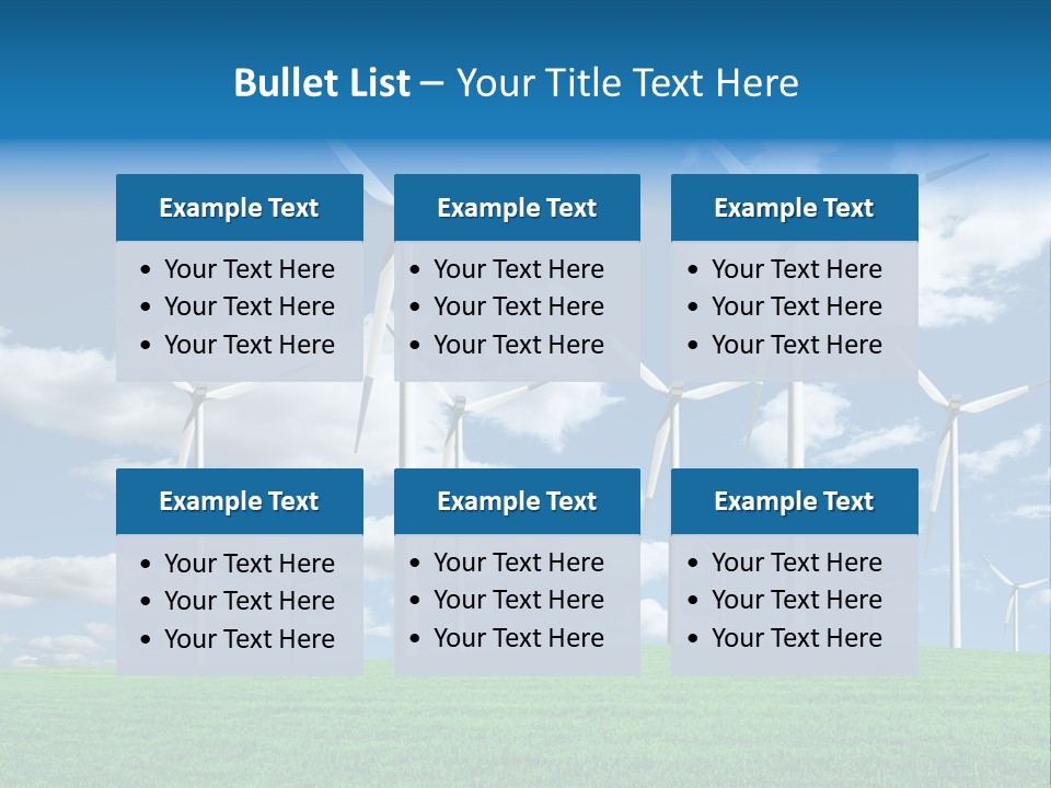 Generation Sky Electric PowerPoint Template