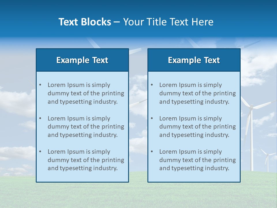 Generation Sky Electric PowerPoint Template