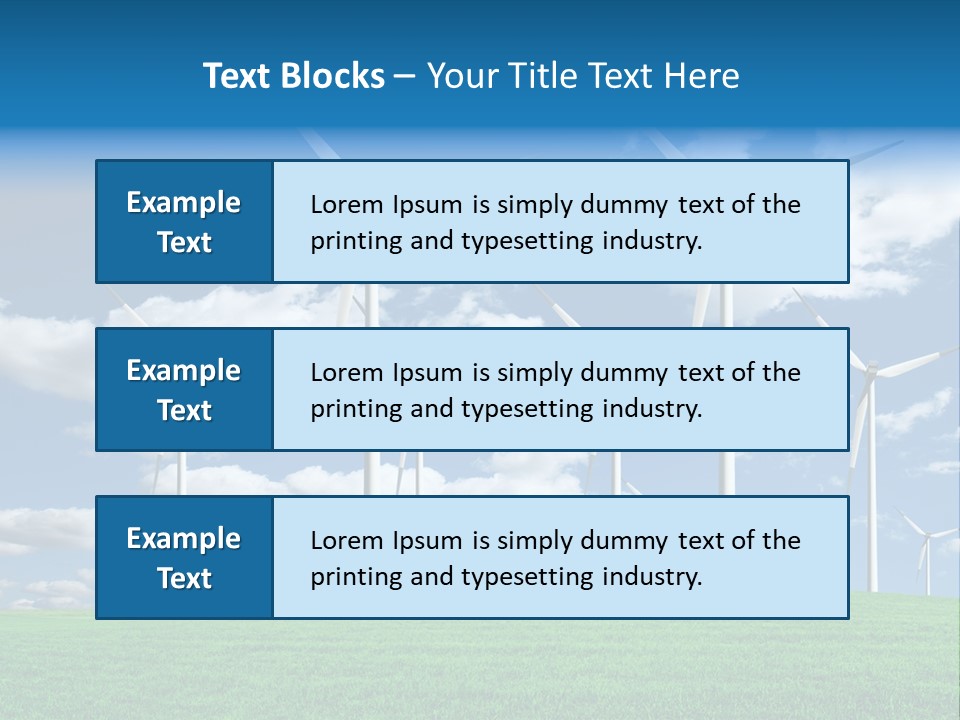 Generation Sky Electric PowerPoint Template