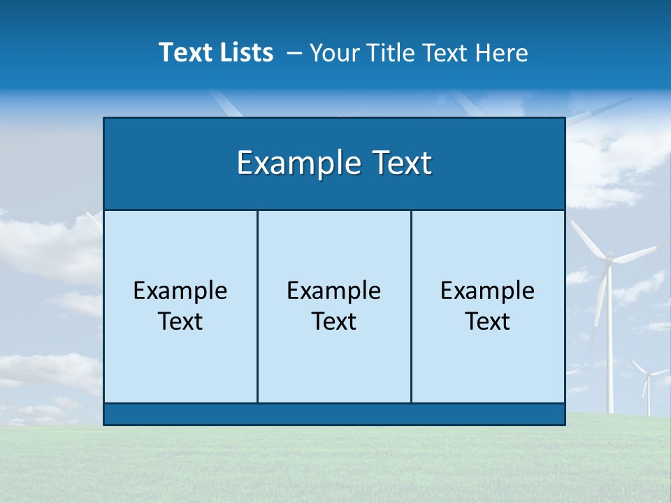 Generation Sky Electric PowerPoint Template