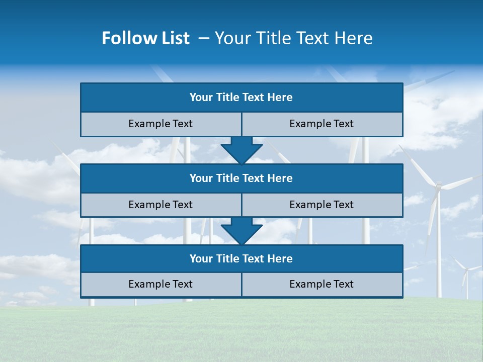 Generation Sky Electric PowerPoint Template
