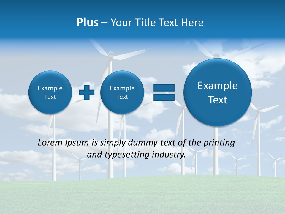 Generation Sky Electric PowerPoint Template