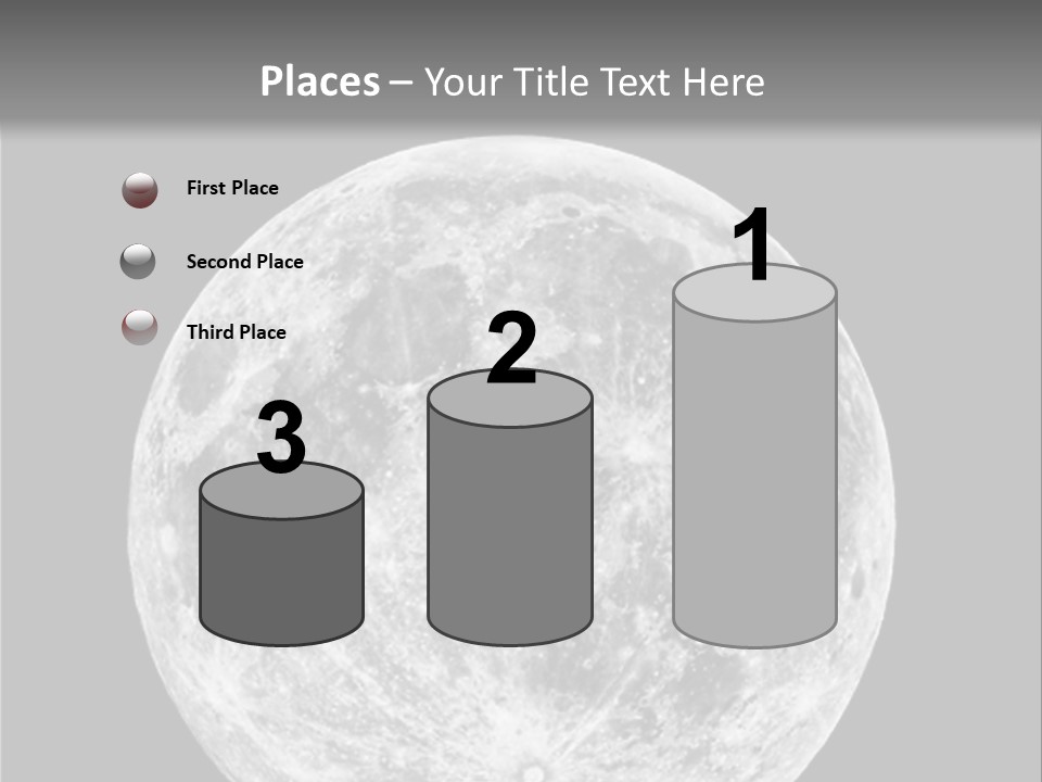 Space Isolated Background PowerPoint Template