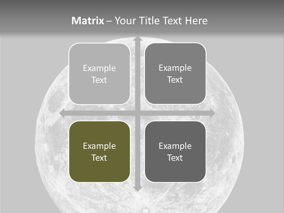 Space Isolated Background PowerPoint Template