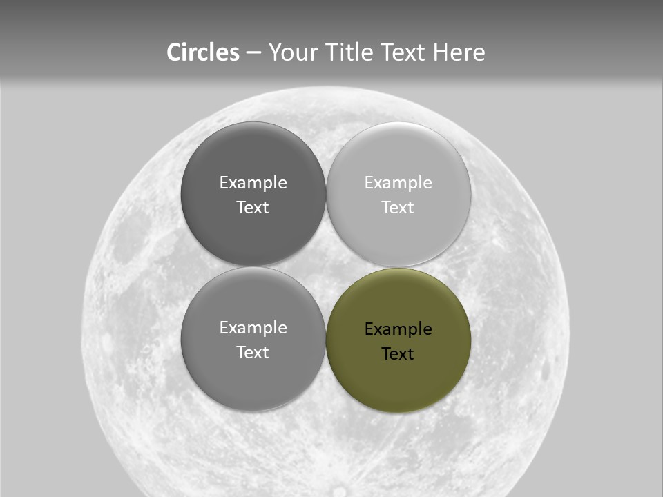 Space Isolated Background PowerPoint Template