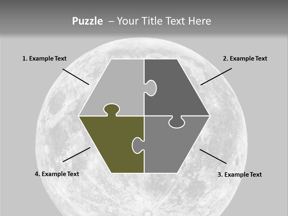 Space Isolated Background PowerPoint Template