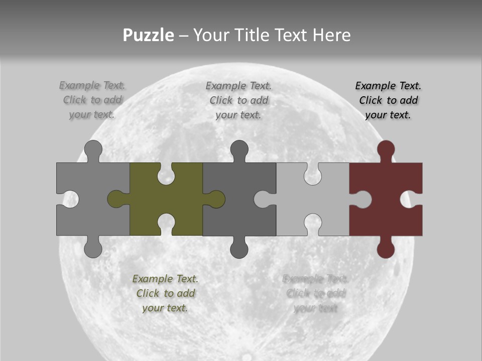 Space Isolated Background PowerPoint Template