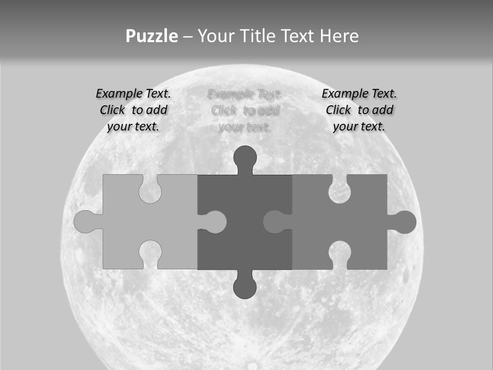 Space Isolated Background PowerPoint Template