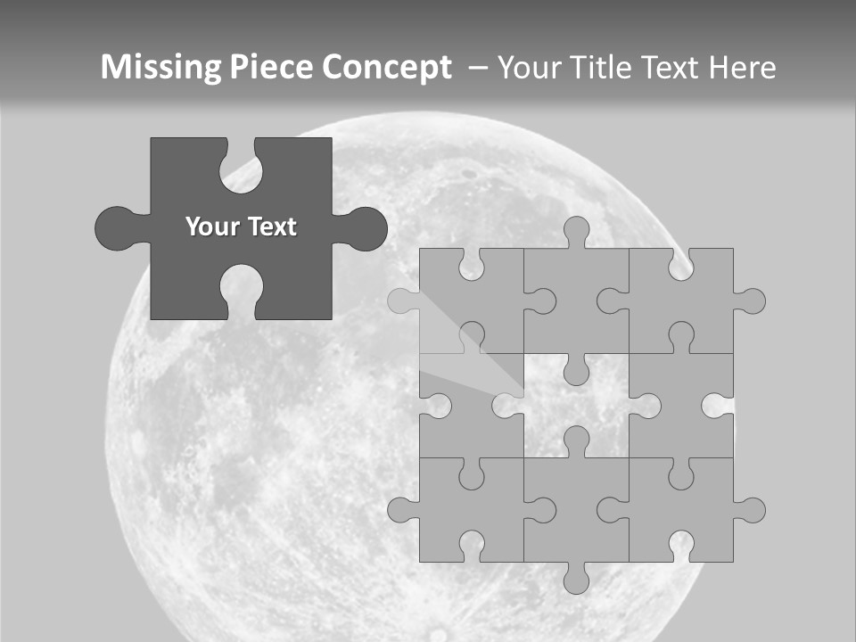 Space Isolated Background PowerPoint Template